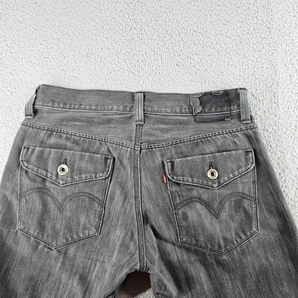 Levis 514 Jeans Mens 32x34 Gray Slim Straight Classic Denim Oversized Baggy‎ Y2K
